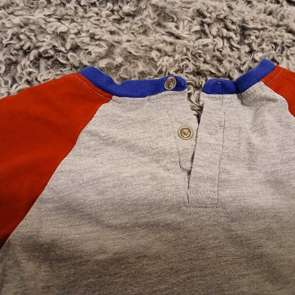 12 Month Infant Baby DC Comics Superman Long Sleeve Onesie - Picture 6 of 8